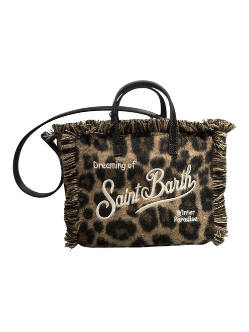Borsa Mini Felt stampa leopardata SAINT BARTH | MINI FELTLEOPARDATO